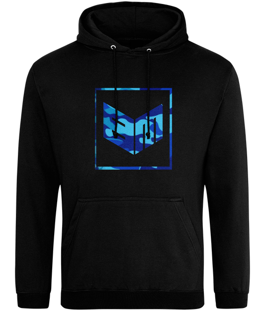 BLUE BM CAMO - HOODIE