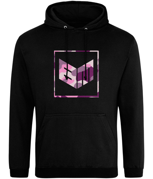 BM PINK CAMO LOGO - HOODIE